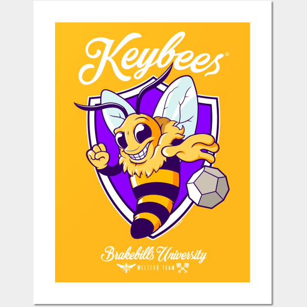 Keybees Wall Art by wloem